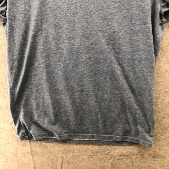 Uniqlo Dry Color T Shirt Mens L Blue Short Sleeve Crewneck Cotton Blend - Picture 4 of 8